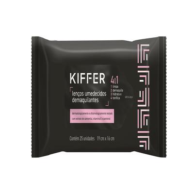 Lenço Umedecido Demaquilante 25 Unidades - KIFFER